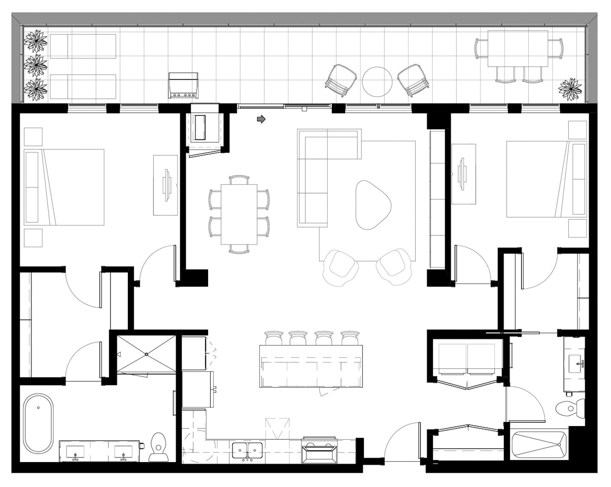 The Longlake - floor plan image