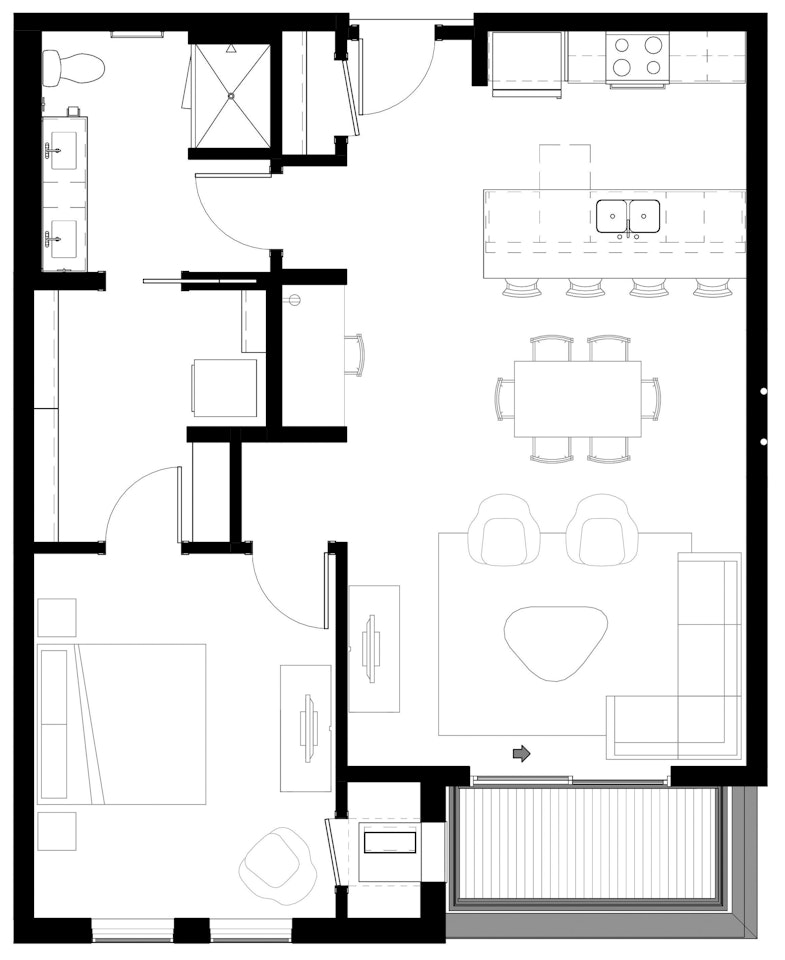 The Pine - floor plan image