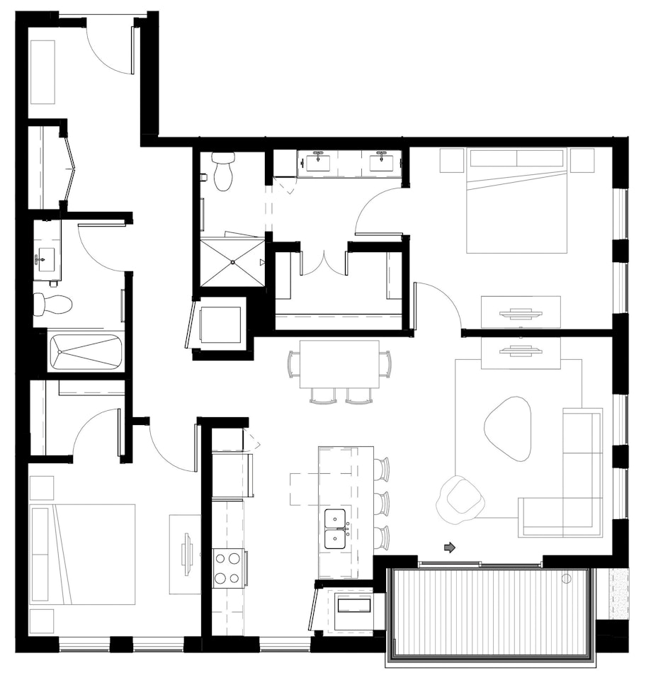 The Sycamore - floor plan image